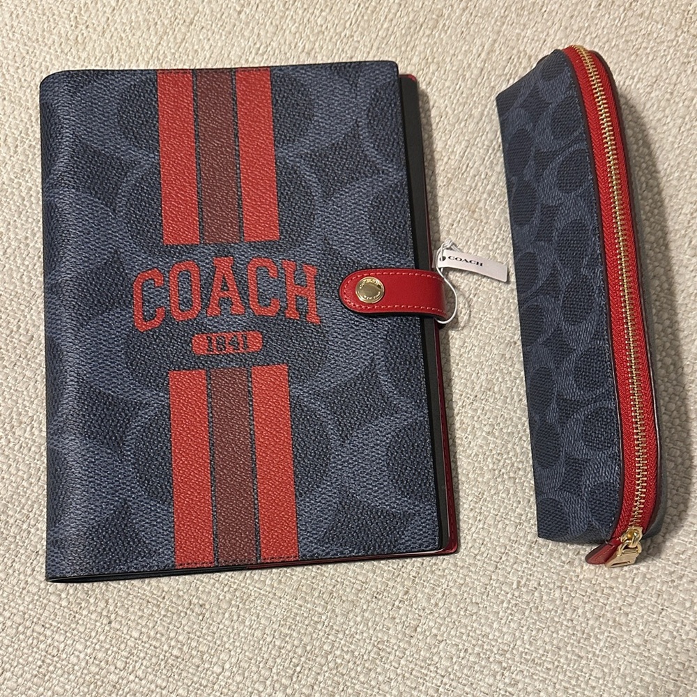Coach Varsity Notebook and Pencil Pouch 🥰🥰